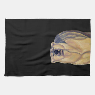 Serviette Ours Polaire Ours Polaire Art Tea Servie