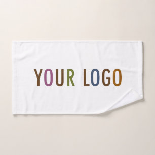 Serviette personnalisée à main avec logo de l'entr