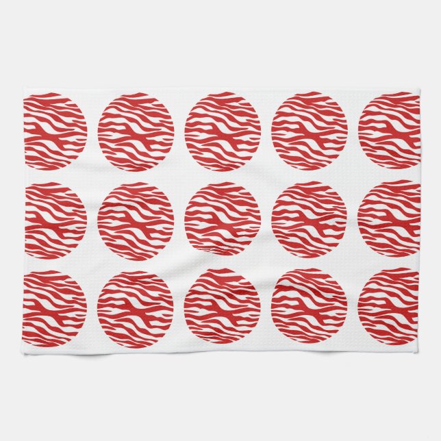 Serviette Pois Zebra (Horizontal)