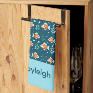 Serviette Poisson Rouge Mignon