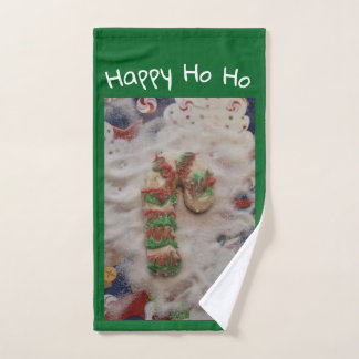 Serviette pour les mains Cookie HO HO Joyeux