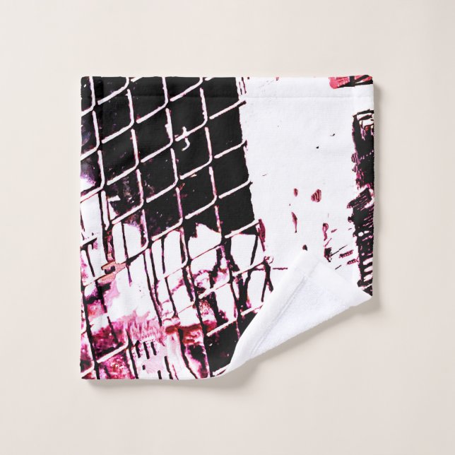 Serviette rouge Chainlink (Gant de toilette)