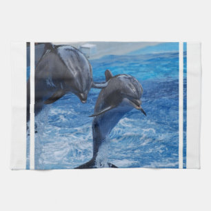 Serviette sautante de dauphin