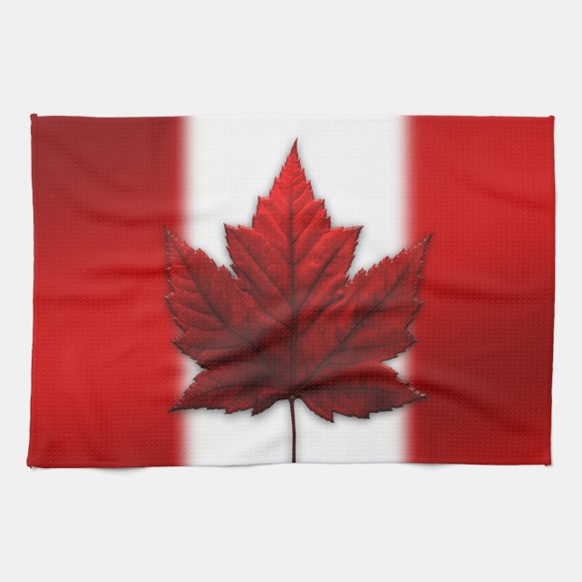Serviette souvenir du Canada Décor de la serviette (Horizontal)