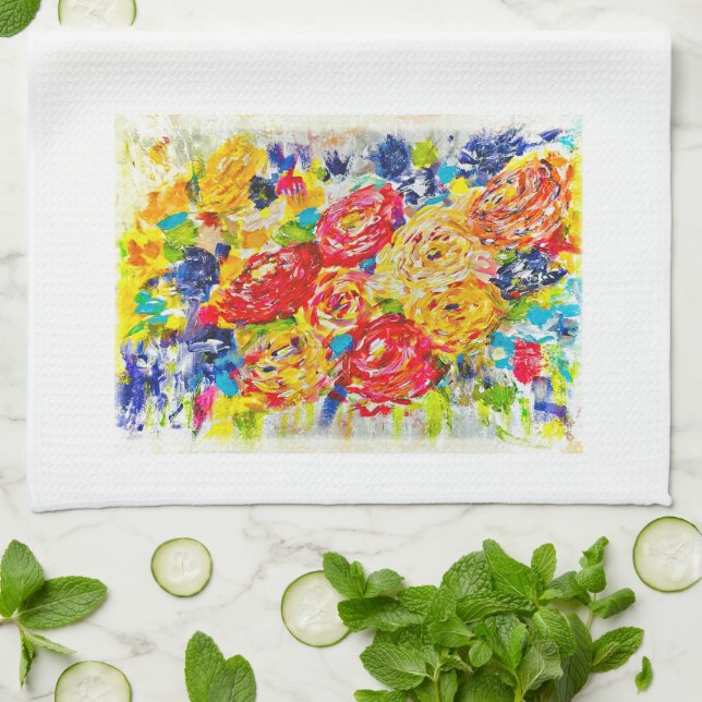 Serviette Thé À Impressions Durables (Plié)