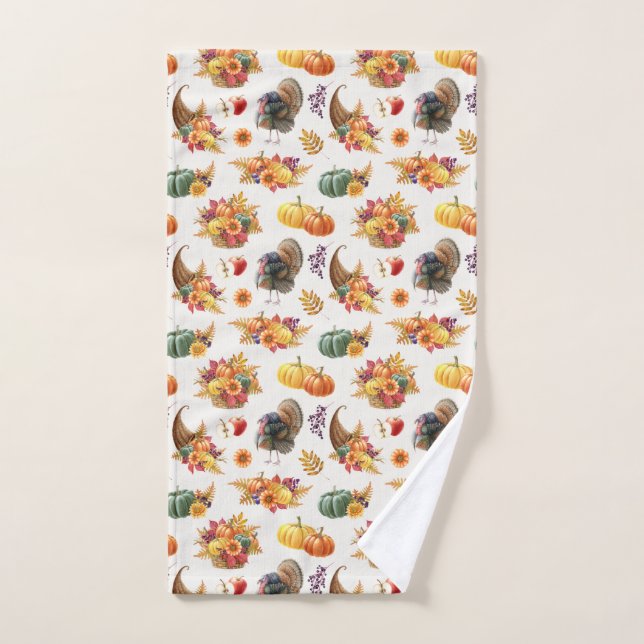 Serviette traditionnelle Thanksgiving (Serviette à main)