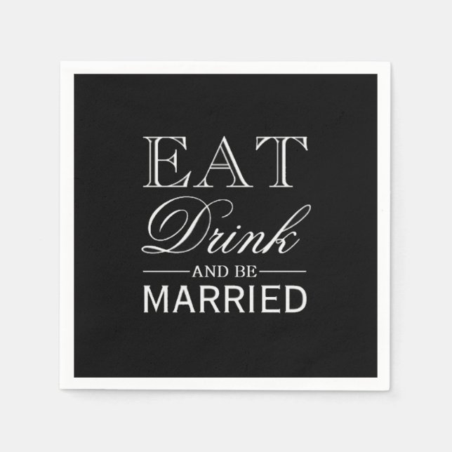 Serviette | Trinken und trinken (Vorderseite)