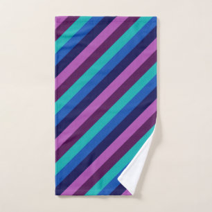Serviette Turquoise bleu violet