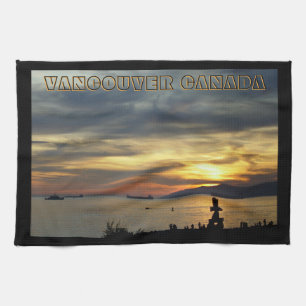 Serviette Vancouver personnalisée Serviette de thé
