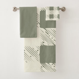 Serviette vert olive