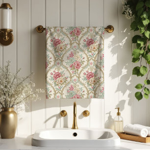 Serviette victorienne pastel décor de salle de bai