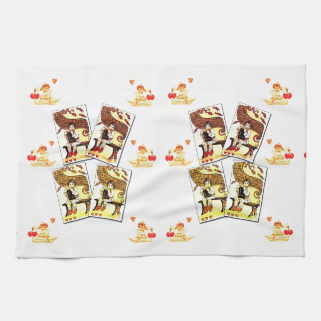 Serviette vintage (Horizontal)