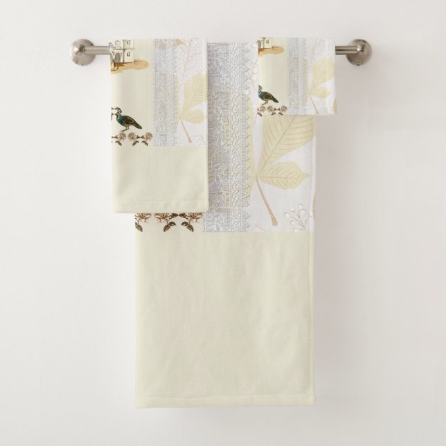 Serviette vintage romantique (En situation)