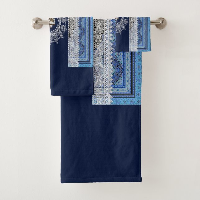 Serviette vintage romantique (En situation)
