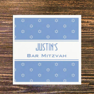 Servietten aus Bar Mitvah Party