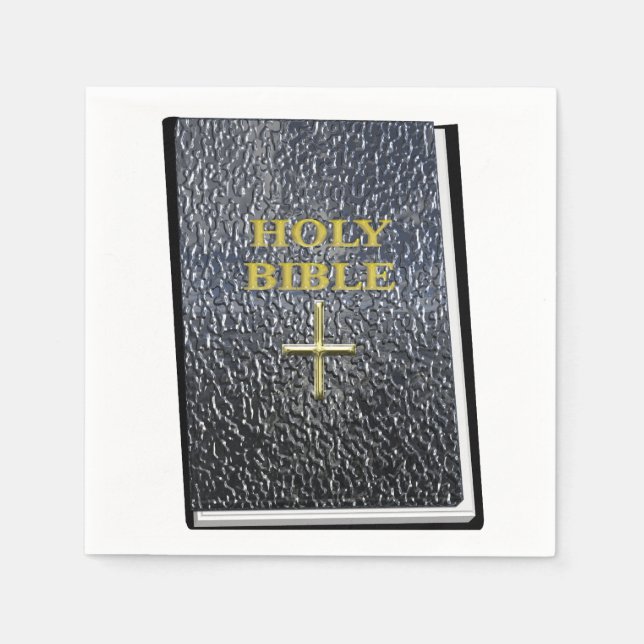 Servietten aus der Heiligen Bibel (Vorderseite)