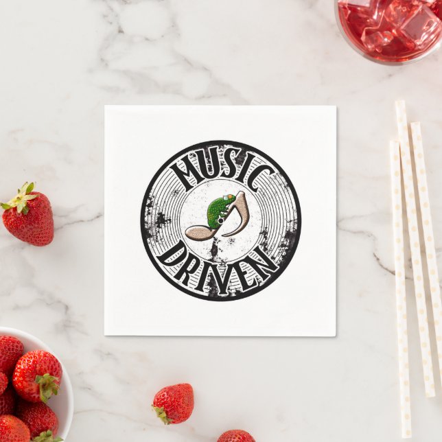 Servietten mit Musik (Beispiel)