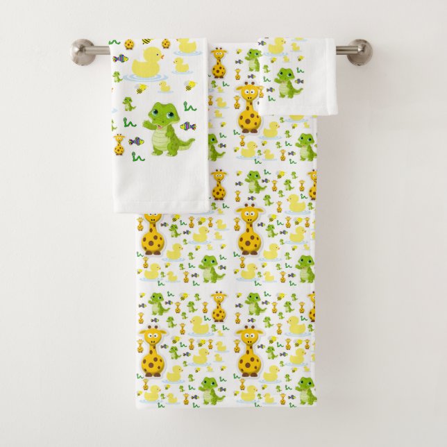 Serviettes de bain (En situation)