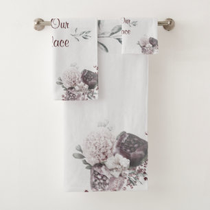 Serviettes De Bain Bienvenue Chez Nous
