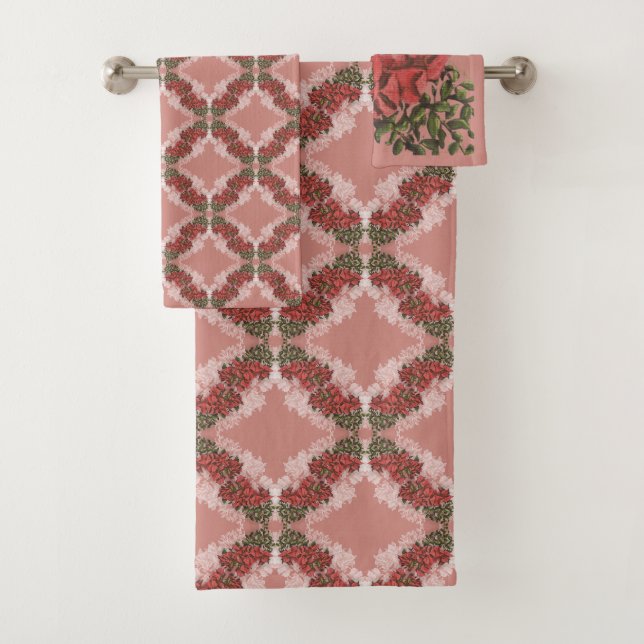 Serviettes de bain Bougainvillea (En situation)