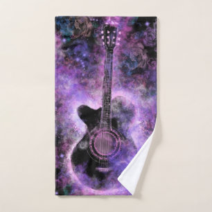 Serviettes de bain de guitare musicale