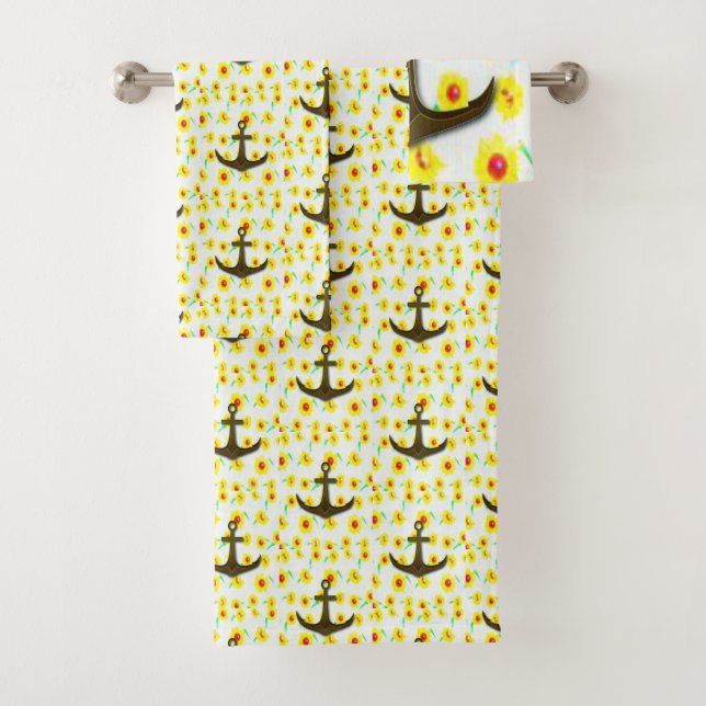 Serviettes de bain Jeux Ancre (En situation)