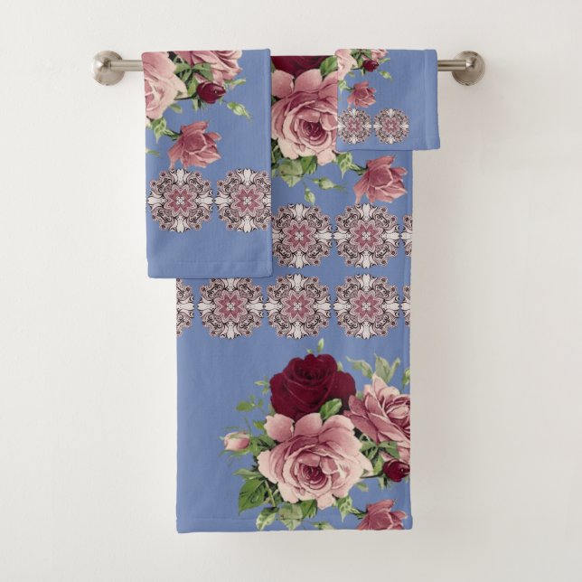 Serviettes de bain Jeux Floral (En situation)