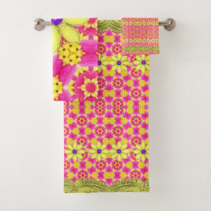 Serviettes de bain Jeux Floral