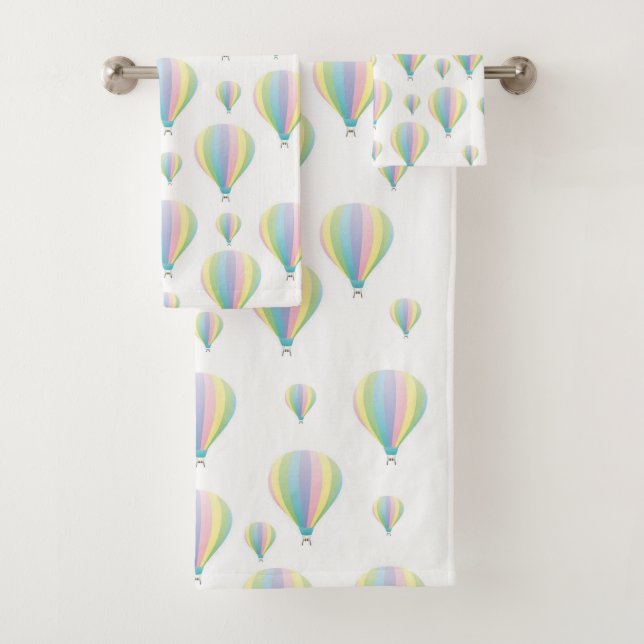 Serviettes de bain Jeux Pastel Parachutes (En situation)