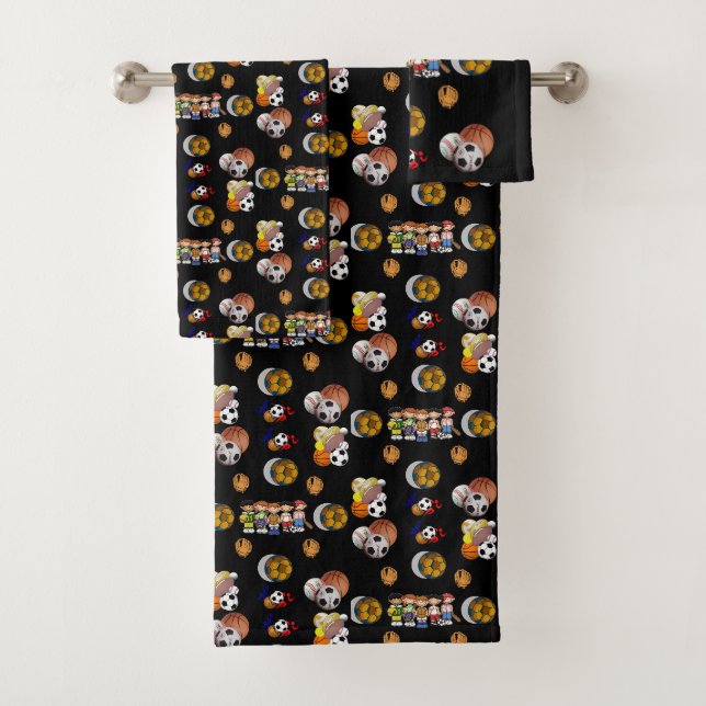 Serviettes de bain Jeux Sports (En situation)