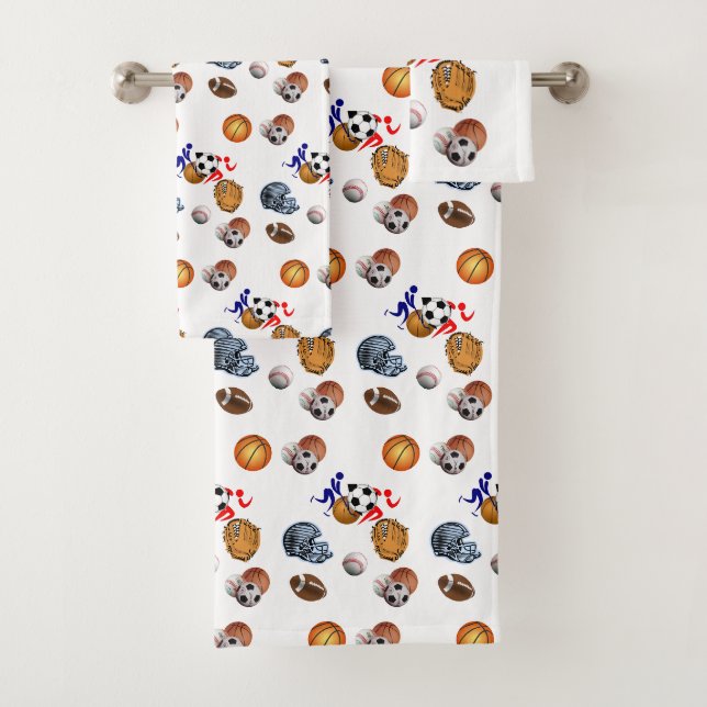 Serviettes de bain Jeux Sports (En situation)