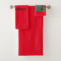 Serviettes de bain Joyeux Noël