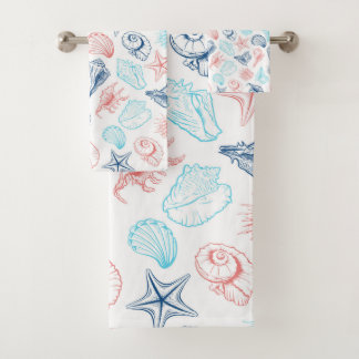 Serviettes de bain motif sans soudure