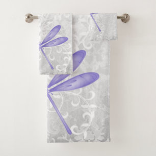 Serviettes de bain personnalisées de libellules vi