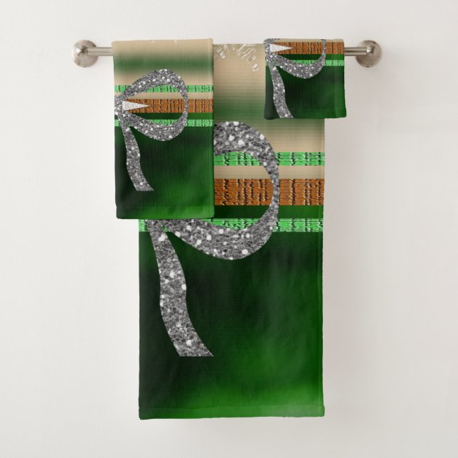 Serviettes de bain sets Noël (En situation)