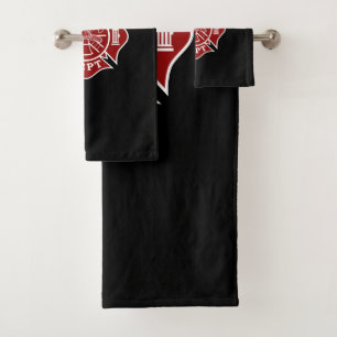 Serviettes de bains avec pompier Croix maltaise