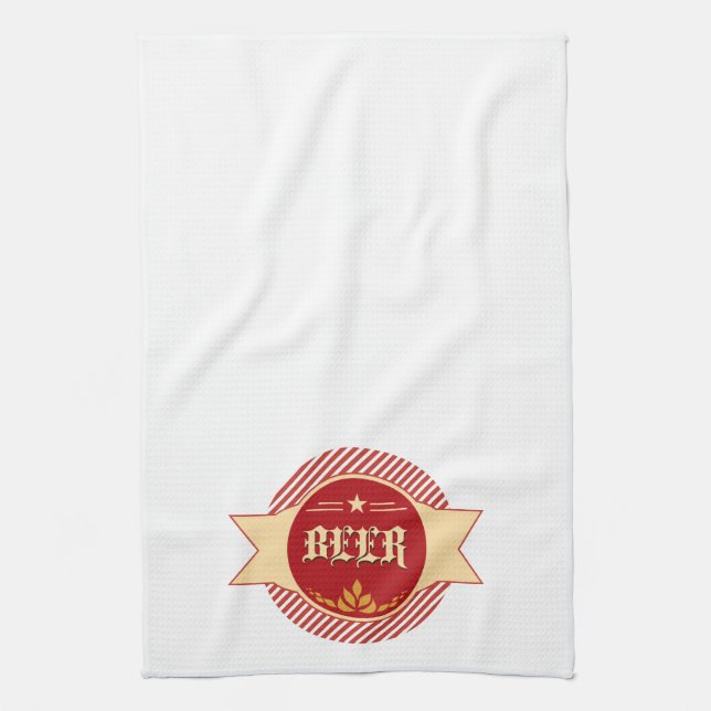 Serviettes de bar Retro Beer Logo (Vertical)