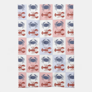 Serviettes de crabe et de langouste