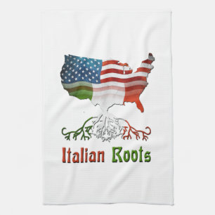 Serviettes de cuisine American Italian Roots
