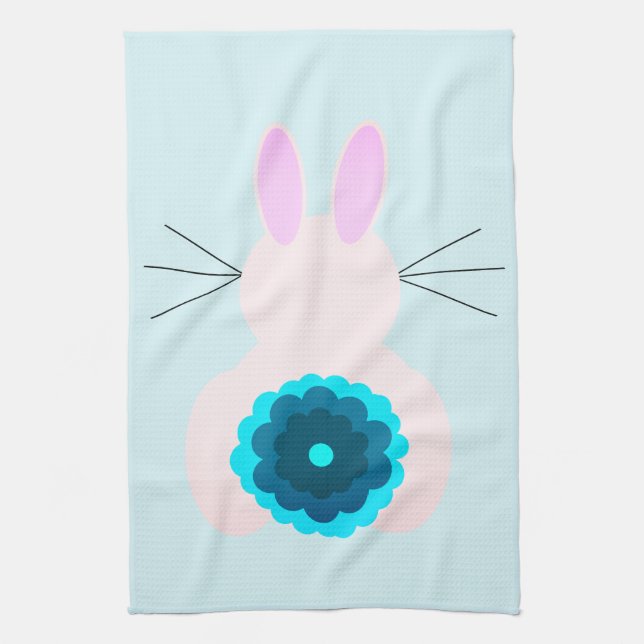 Serviettes de cuisine Bunny de Pâques (Vertical)