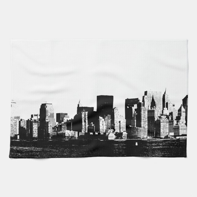 Serviettes de cuisine de New York (Horizontal)