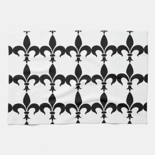 Serviettes de cuisine de Theme Fleur de Lis de