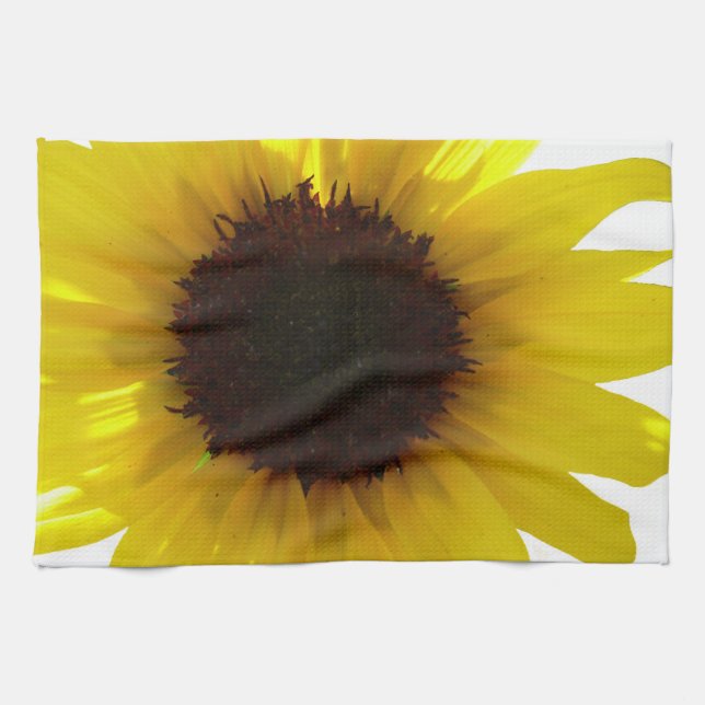 Serviettes de cuisine de tournesol (Horizontal)