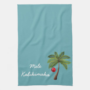 Serviettes de cuisine de vacances Mele Kalikimaka