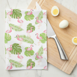 Serviettes de cuisine Flamant rose