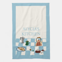 Serviettes de cuisine Lover Café