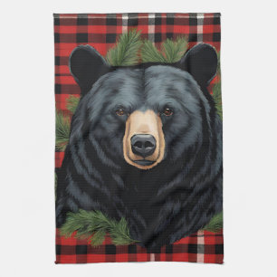 Serviettes de cuisine Majestic Northern Black Bear