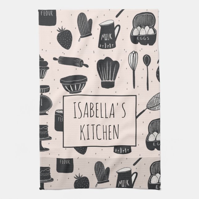 Serviettes de cuisine personnalisées (Vertical)