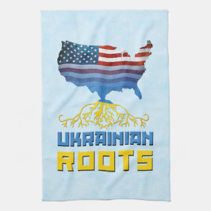 Serviettes de cuisine pour racines ukrainiennes am