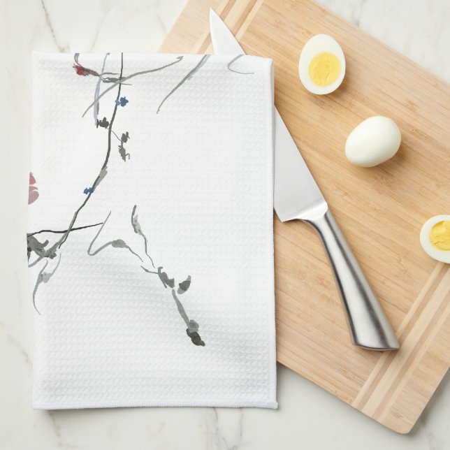 Serviettes de cuisine (style asiatique) (Quart Plié)